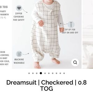 Teal Bee sleep sack size 12-2T